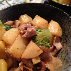 ☆ほくほくポテトと豚肉の味噌マヨ炒め☆